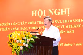 Công tác kiểm tra, giám sát gắn với trách nhiệm nêu gương của người đứng đầu