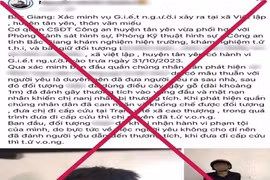 Xử lý trường hợp đăng thông tin sai sự thật