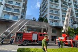 Thực tập phương án chữa cháy và cứu nạn, cứu hộ tòa nhà Golden Westlake