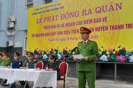 Quyết tâm thực hiện tốt các biện pháp đảm bảo an ninh trật tự địa bàn