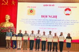 Quận Tây Hồ: Tổng kết 10 năm thực hiện đẩy mạnh phong trào “Toàn dân bảo vệ an ninh Tổ quốc” trong tình hình mới