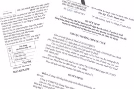 Yêu cầu phong tỏa tài khoản Công ty TNHH Xây dựng Ngọc Đăng