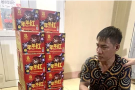 Phát hiện đối tượng vận chuyển gần 100 kg pháo nổ