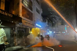 Đồng loạt triển khai diễn tập phương án chữa cháy, cứu nạn trong đêm