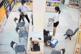 Cảnh sát bắt đối tượng dùng súng cướp tài sản tại cửa hàng Thế giới di động