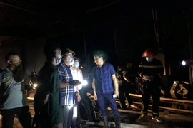 Không chấp hành quy định, một kho - xưởng gỗ dán xảy cháy lớn trong đêm