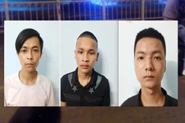 Nhóm cướp gồm 3 đối tượng đã sa lưới
