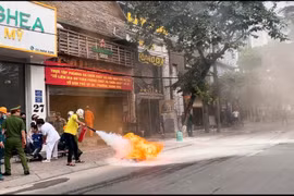 Đồng loạt thực tập phương án chữa cháy tại các Tổ liên gia an toàn phòng cháy, chữa cháy trên toàn quốc