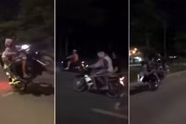 Xử lý nhóm mang dao phóng lợn náo loạn đường phố ở Bắc Ninh