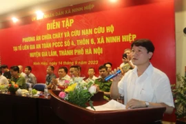 Nâng cao khả năng ứng phó khi có cháy nổ xảy ra 