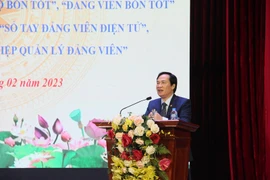 Quận Tây Hồ triển khai phần mềm “Sổ tay Đảng viên điện tử”