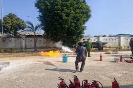 Gần 200 chủ cơ sở, người lao động tuyên truyền, tập huấn phòng cháy, cứu nạn, cứu hộ