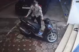 Cận cảnh tên trộm xe Honda SH trong vòng 20 giây 