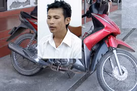 Kẻ nghiện ma túy dùng búa cướp 'xe ôm' trên bờ đê sông Hồng