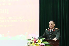 Quyết tâm thực hiện hiệu quả nhiệm vụ đảm bảo an ninh, trật tự địa bàn