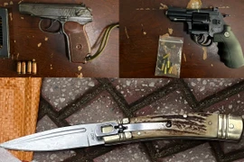 Bắt trùm ma tuý luôn thủ súng có đạn trên nòng