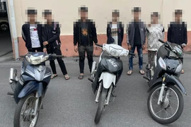 Xử lý nhóm đối tượng càn quấy, lạng lách, đánh võng xe máy trên phố