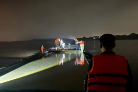 Mật phục bắt “cát tặc” hoạt động ban đêm trên sông Hồng