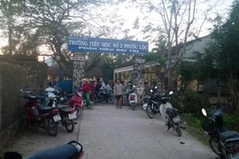 Sập trụ đỡ phòng học, 1 học sinh lớp 4 tử vong