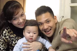 Đan Lê - Khải Anh khoe ảnh gia đình hạnh phúc 