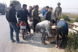 Đạp xe qua đường ray, ông già 60 tuổi bị tàu hoả đâm