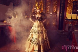 Hóa vai con dê, Thùy Trang "tụt dốc" tại Asia's Next top model