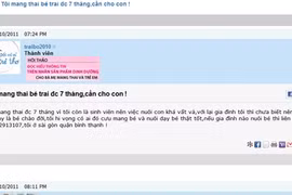 Nữ sinh rao bán con khi đang mang thai (?!)