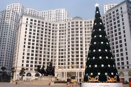 Chào đón cây thông Noel cao nhất Việt Nam 2013