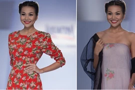 Thanh Hằng rạng ngời trong trang phục mong manh