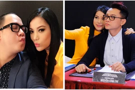 Trương Ngọc Ánh nhí nhảnh "tự sướng" bên 2 giám khảo nam