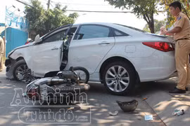 Tai nạn giao thông liên hoàn, một thiếu nữ nhập viện