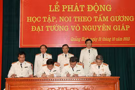 Học tập, noi theo tấm gương Đại tướng Võ Nguyên Giáp
