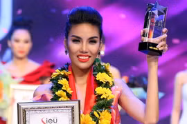 Lan Khuê lên ngôi trong đêm chung kết Siêu mẫu còn nhiều sạn!