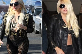 Lady Gaga quên...mặc quần vẫn tự tin xuống phố