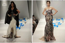 Siêu mẫu Anh Thư, Hoàng Yến "ma mị" trên sàn diễn