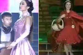 Minh Hằng hóa búp bê, Vân Trang thành Cô bé quàng khăn đỏ