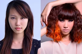 Chân dài Top model gào thét khi bị cắt tóc