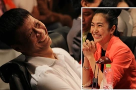 Đạo diễn Lê Hoàng "cười tít mắt" cùng MC Thanh Thảo