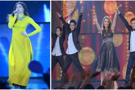 Hà Hồ, Mỹ Tâm khoe sắc, đọ giọng trong đêm Giao thừa