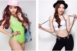 Minh Hằng nóng bỏng với bikini và crop-top