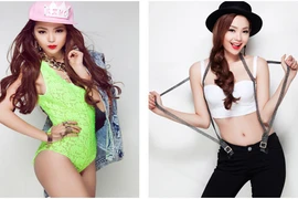 Minh Hằng nóng bỏng với bikini và crop-top