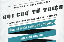 Hội chợ từ thiện: “Vì miền Trung yêu thương”
