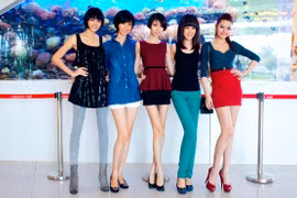 "Chân dài" Next Top 2 mùa giải hội ngộ trong nhãn hàng nổi tiếng