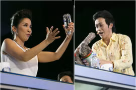 Mỹ Linh, Hoài Linh, Thanh Bạch thi nhau trổ tài ảo thuật