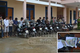 Triệt phá ổ đánh bạc lớn