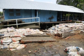 Vỡ bờ kè bên sông Sài Gòn, khu dân cư “đắm” nước