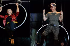 Thanh Hằng đu mình trên dây để dạy thí sinh, Đỗ Mạnh Cường lo lắng