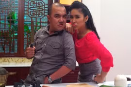 "Bà xã" Quách Ngọc Ngoan cặp đôi với diễn viên hài Quốc Thuận