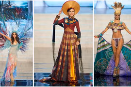 Thí sinh Miss Universe 2012 ấn tượng trong trang phục dân tộc