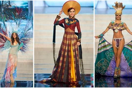 Thí sinh Miss Universe 2012 ấn tượng trong trang phục dân tộc